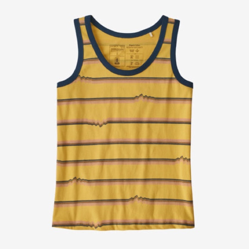 NEW Patagonia W's Ridge Rise‎ Stripe Organic Tank Top